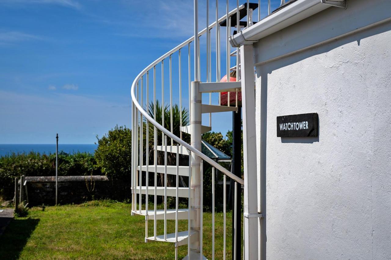 Finest Retreats - The Watchtower At Western Watch Lower Boscaswell 外观 照片